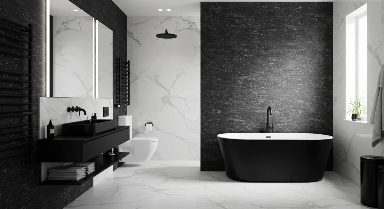 Black and White Bathroom Ideas