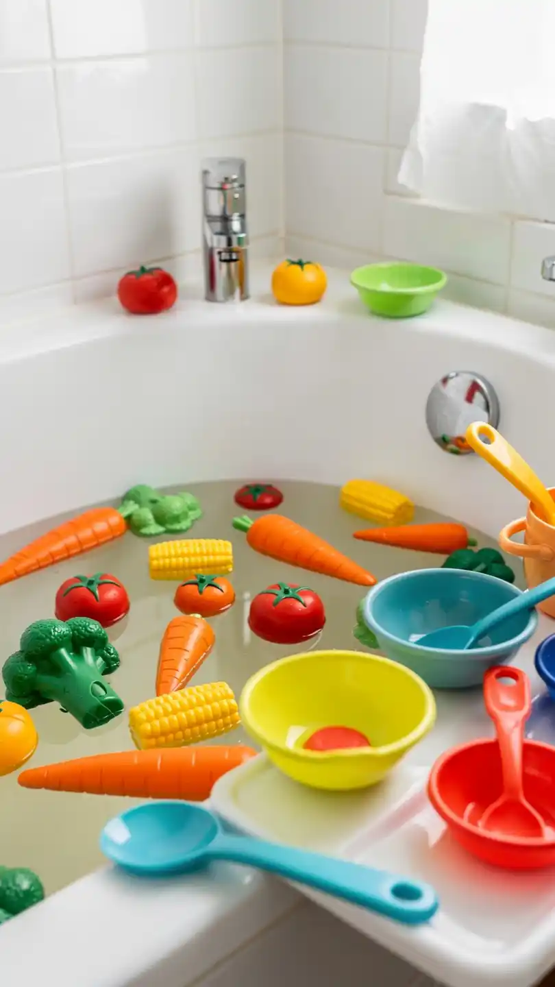 Bathtub Ideas for Kids: 13 Fun and Creative Designs 10 Vegetable Soup Bath Activity for Kids