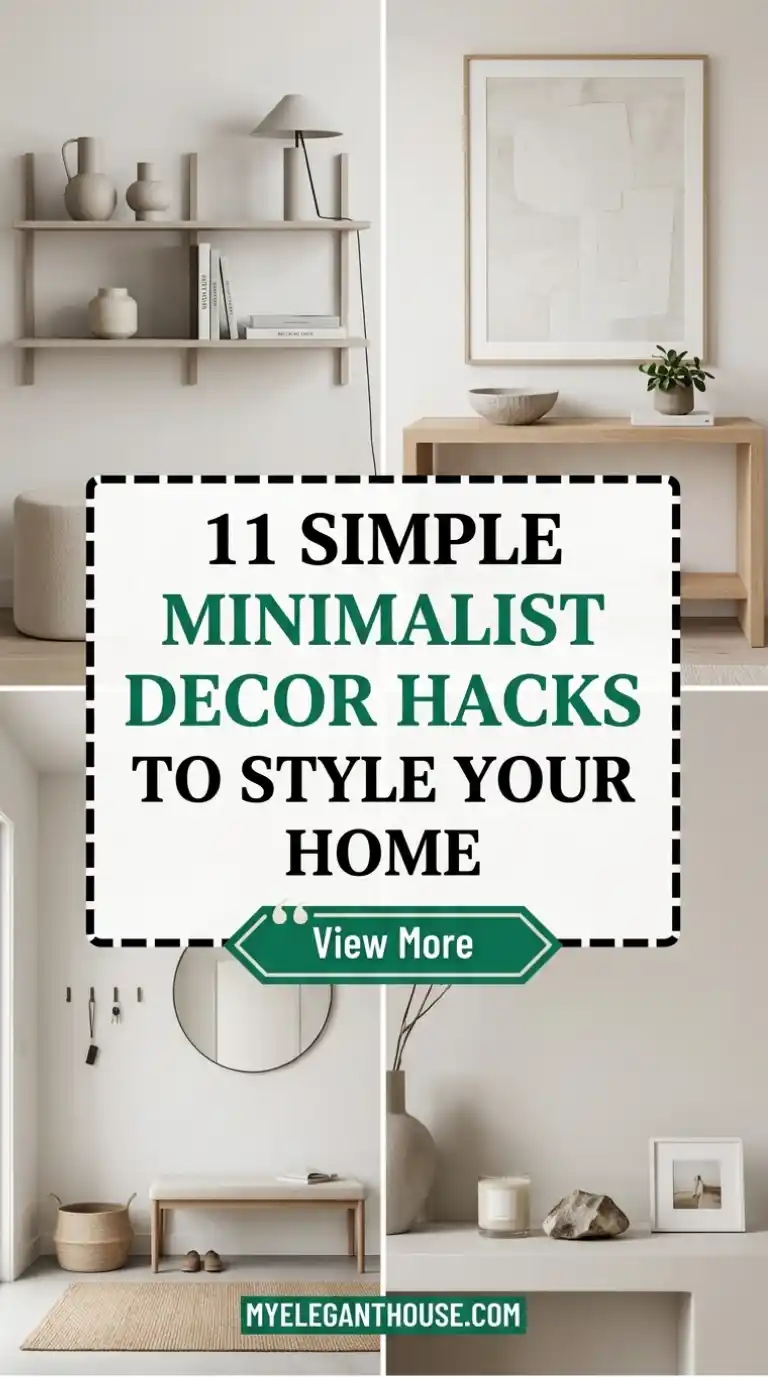 Minimalist Decor Hacks: 11 Simple Ways to Style Your Home 1 11 Simple Minimalist Decor Hacks to Style Your Home