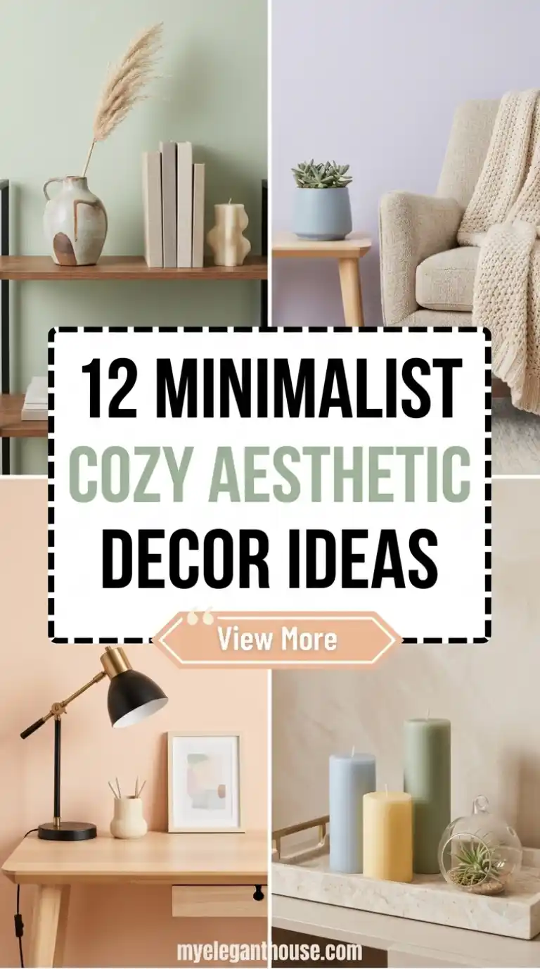 Minimalist Cozy Aesthetic: 12 Ideas for a Calm Space 2 12 Minimalist Cozy Aesthetic Decor Ideas