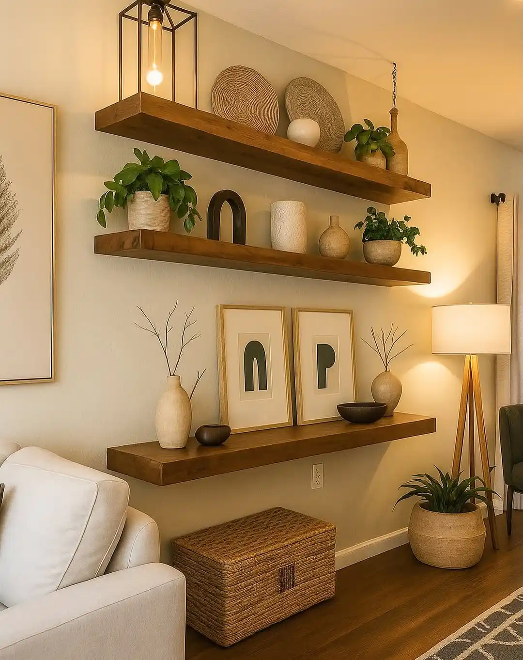 12 Minimalist Room Decor Projects Ideas 2 Build Floating Wooden Shelves for Stylish Minimalist Room Decor