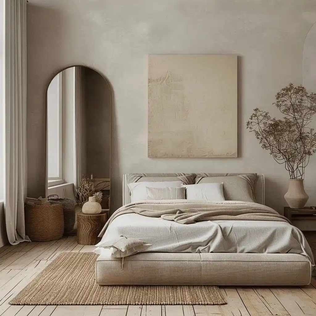 Ways to Style a Minimalist Room: 11 Calm and Cozy Ideas 4 Choose a Calm and Neutral Color Palette for a Minimalist Room