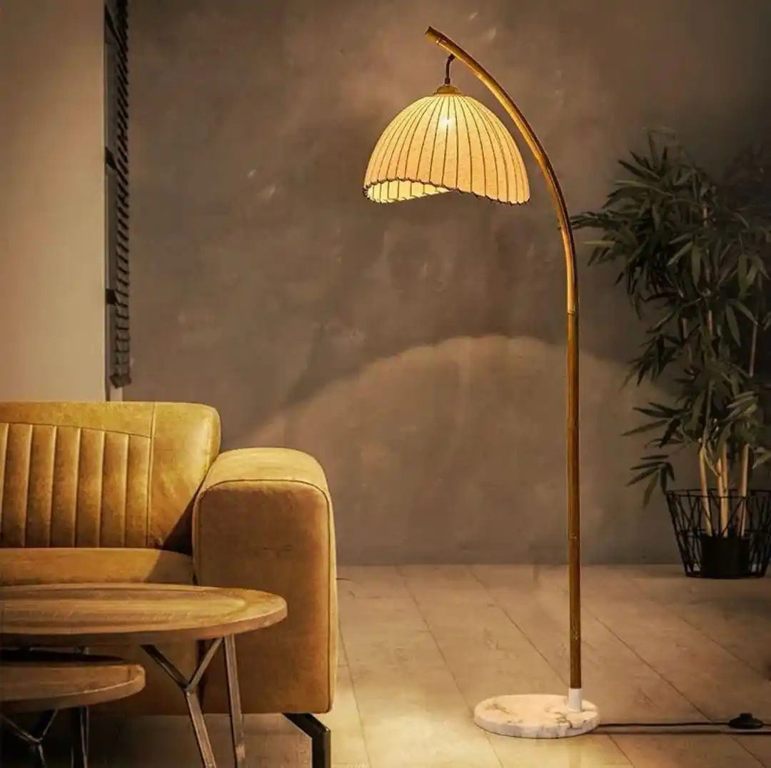 14 Minimalist Cozy Lighting Ideas for a Warm and Inviting Home 3 Fabric Shade Floor Lamps for a Gentle Minimalist Cozy Ambiance