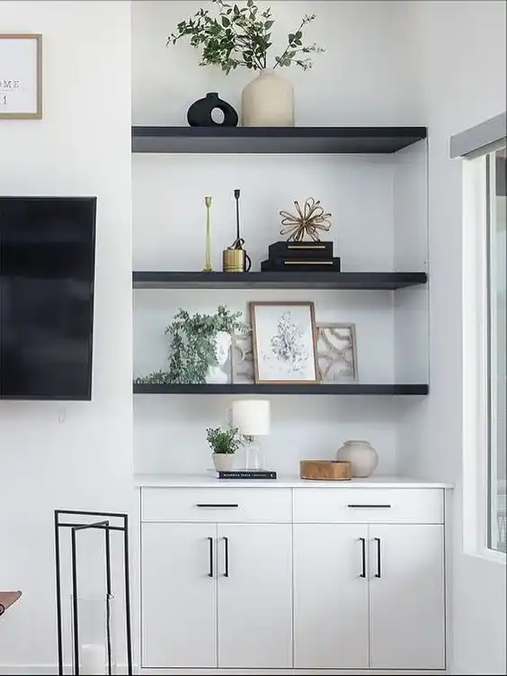 Minimalist Room Decor Ideas: 15 Stylish Home Upgrades 3 Minimalist Room Decor Using Floating Shelves