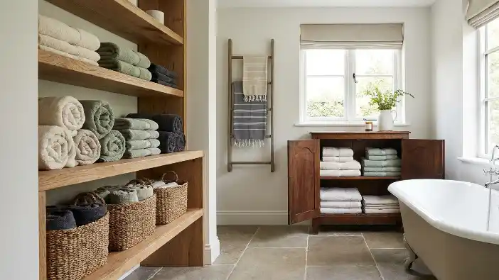 Bathroom Towel Storage Ideas That Look Intentional Not Cluttered
