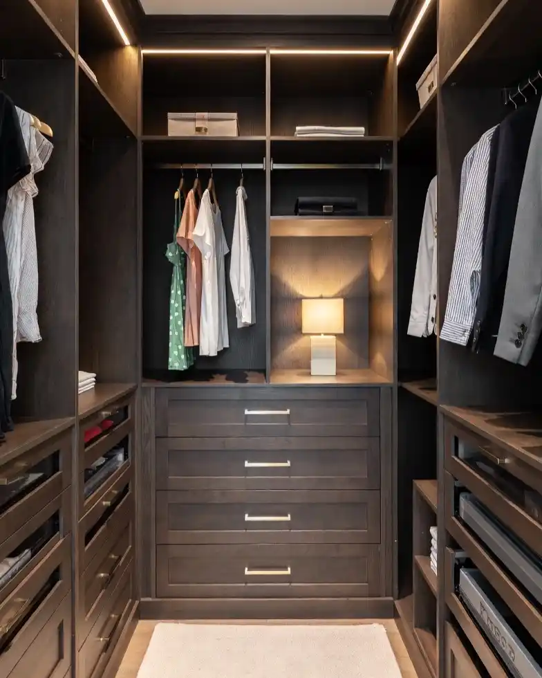 13 Bedroom Closet Organization Ideas When You Have No Walk-In 10 Closet lighting upgrade