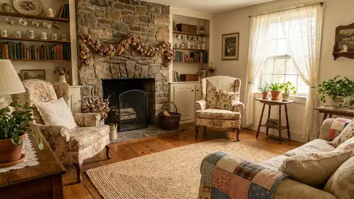 Cottagecore Living Room Ideas for a Whimsical Cozy Home