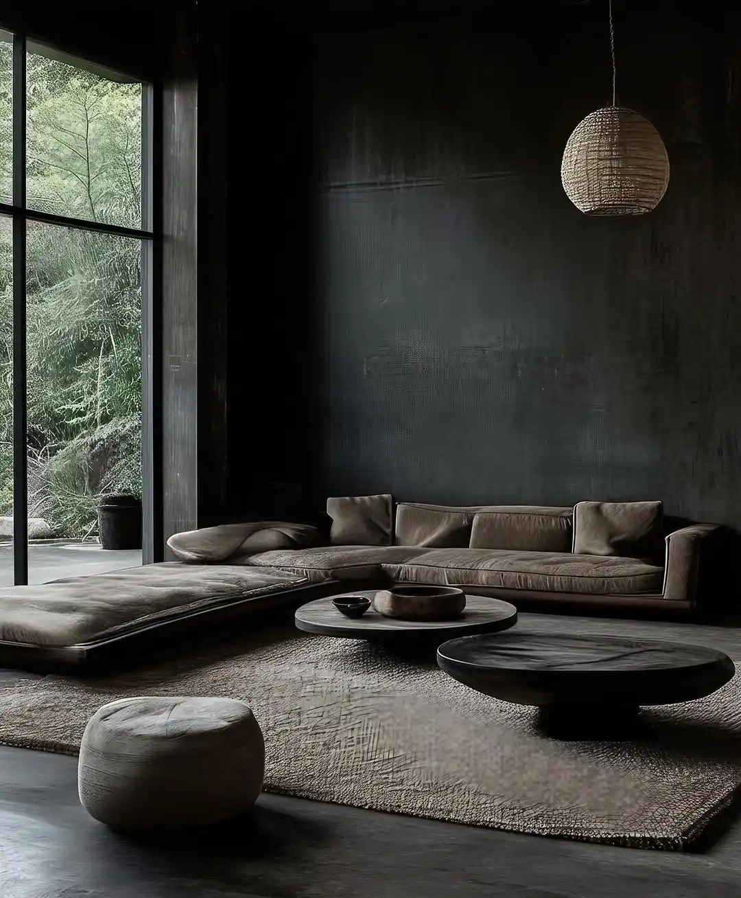 13 Minimalist Living Room Ideas for Men That Look Sharp Without Trying Too Hard 12 Dark Minimalist Living