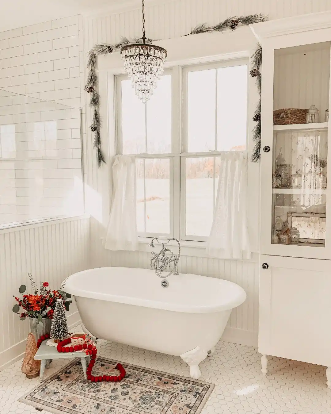 Festive Holiday Bathroom