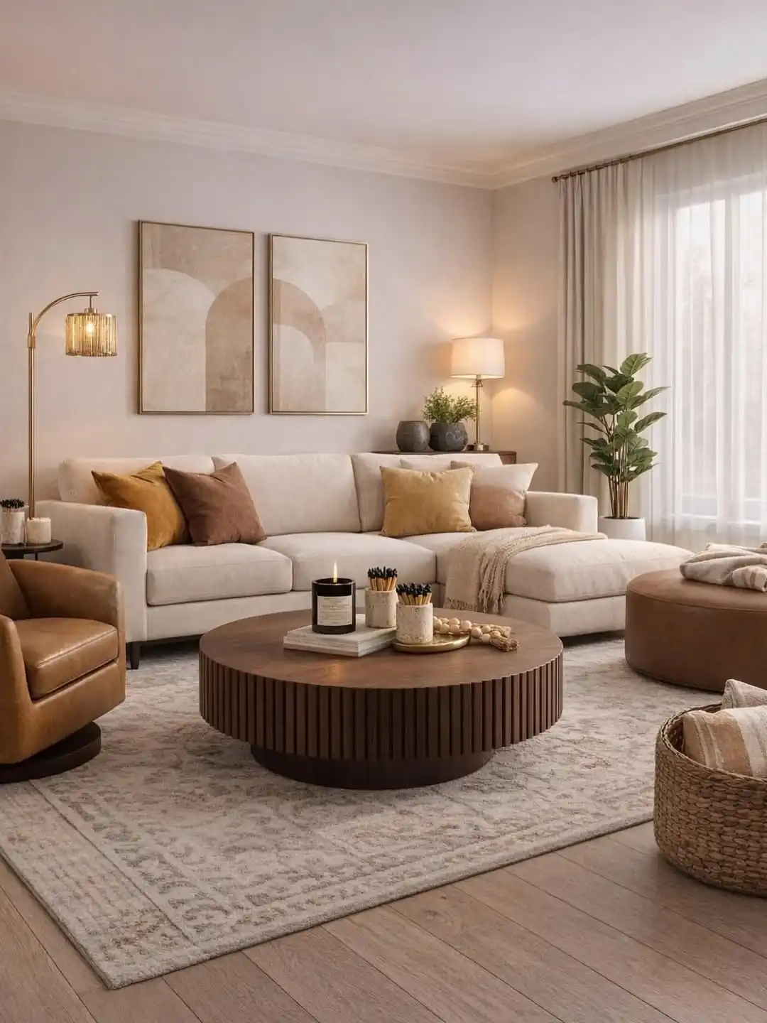 15 Living Room Wall Decor Ideas That Don't Require a Nail 2 Framed Canvas Art