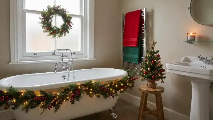 Holiday Bathroom Makeover