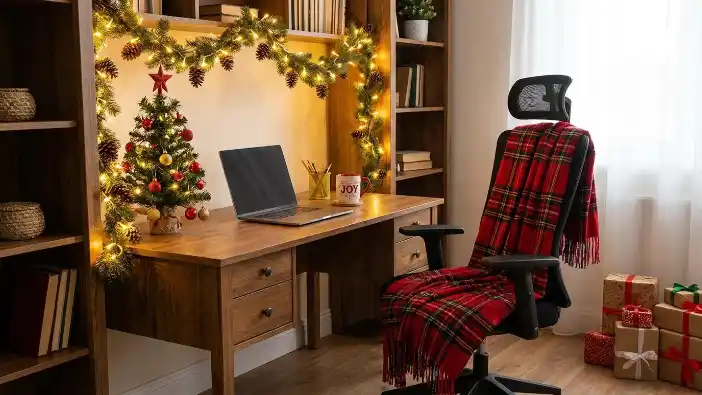 Holiday Home Office Decor Ideas Stay Festive While You Work