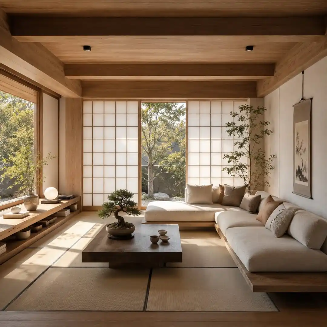 8 Japandi Minimalist Living Room Ideas That Will Make You Breathe Deeper Instantly 4 Japandi Style Living Room