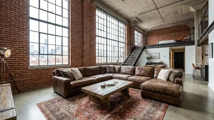 Living Room Ideas for Loft Apartments Making High Ceilings Work