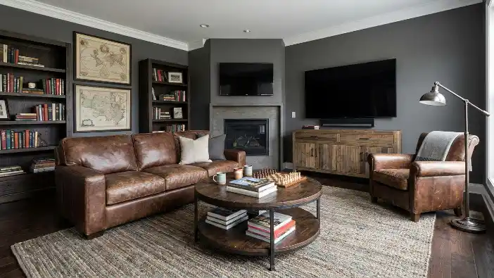 Living Room Ideas for Men Masculine Decor That Still Feels Homey