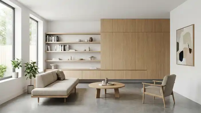 Minimalist Living Room Storage Ideas That Hide Everything and Keep Clutter Gone