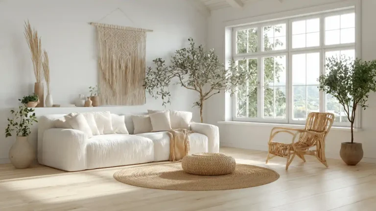 Minimalist Living Room With Boho Touches Ideas That Balance Clean and Creative