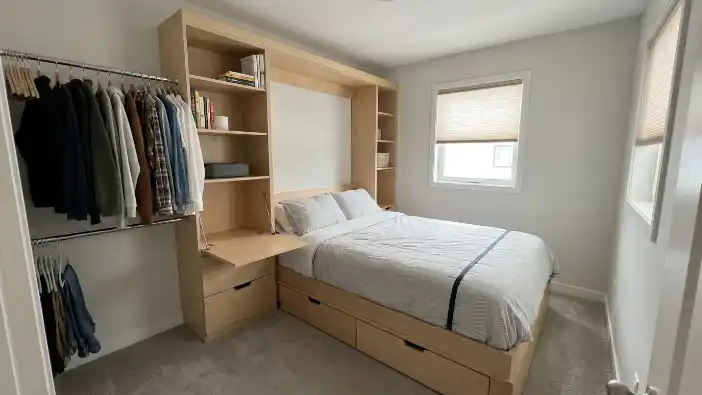 Space-Saving Bedroom Ideas for Couples Who Share a Small Room