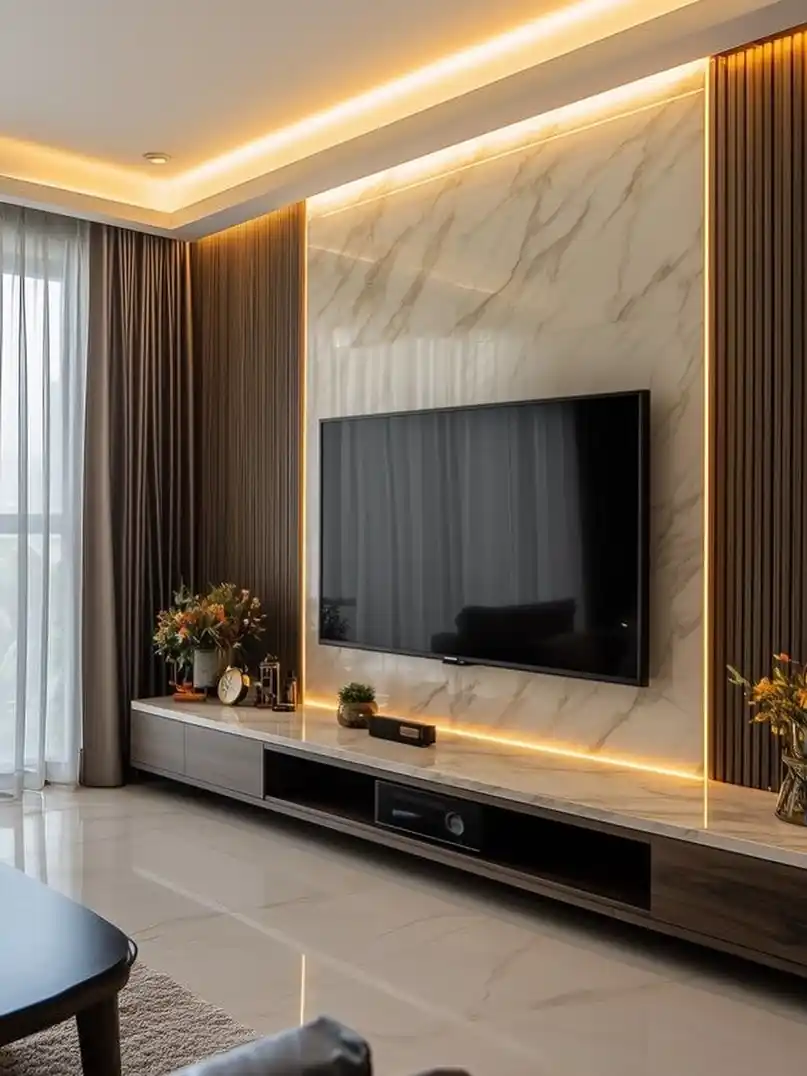 11 Wall Paneling Ideas to Make a Living Room Look High-End 10 TV wall paneling living room