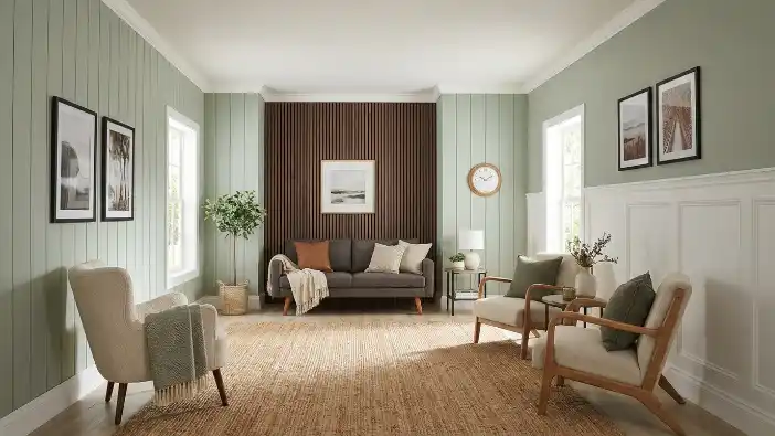 Wall Paneling Ideas to Make a Living Room Look High-End