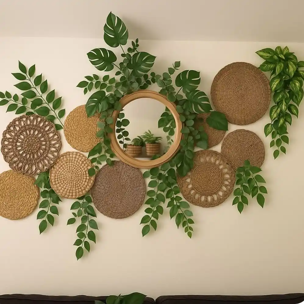 15 Living Room Wall Decor Ideas That Don't Require a Nail 3 apartment wall hacks