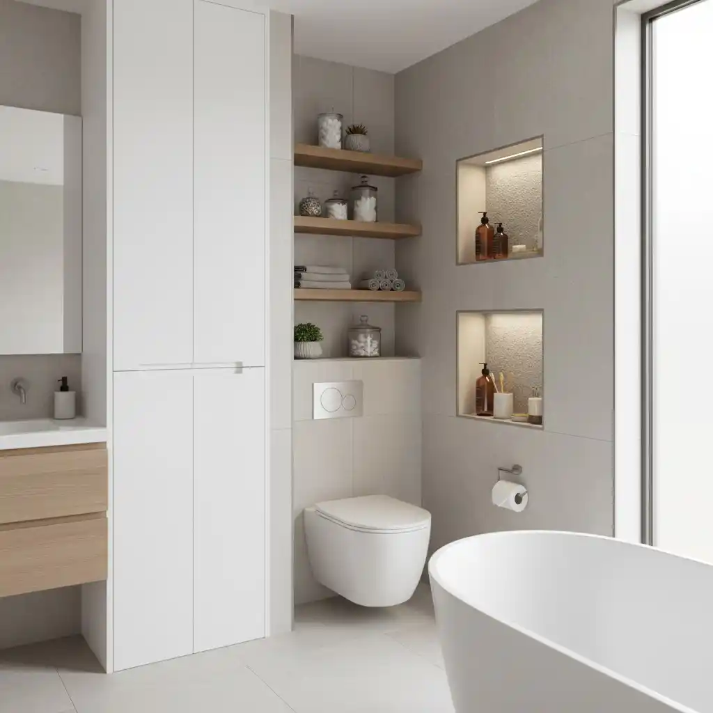 bathroom cabinet storage ideas