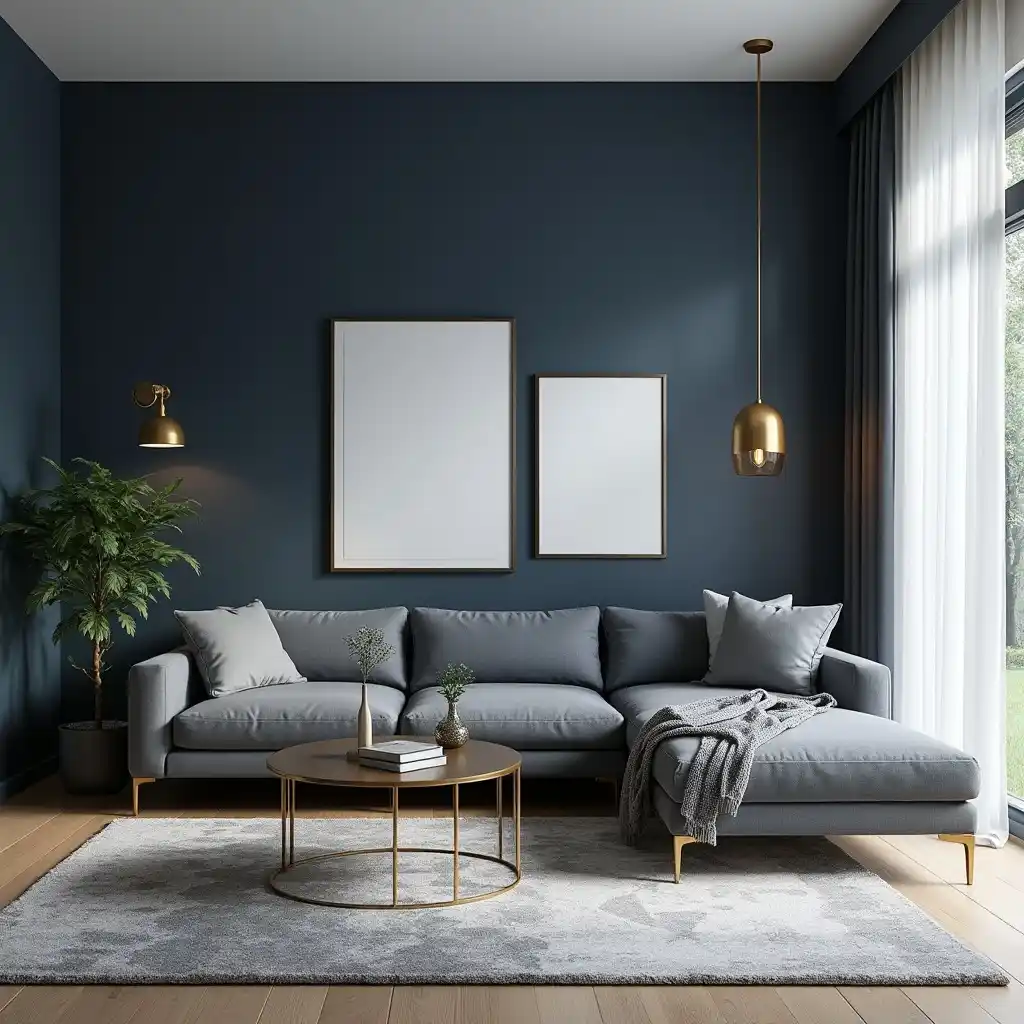 11 Minimalist Living Room Color Palette Ideas That Set the Perfect Calm Mood 8 blue gray living room