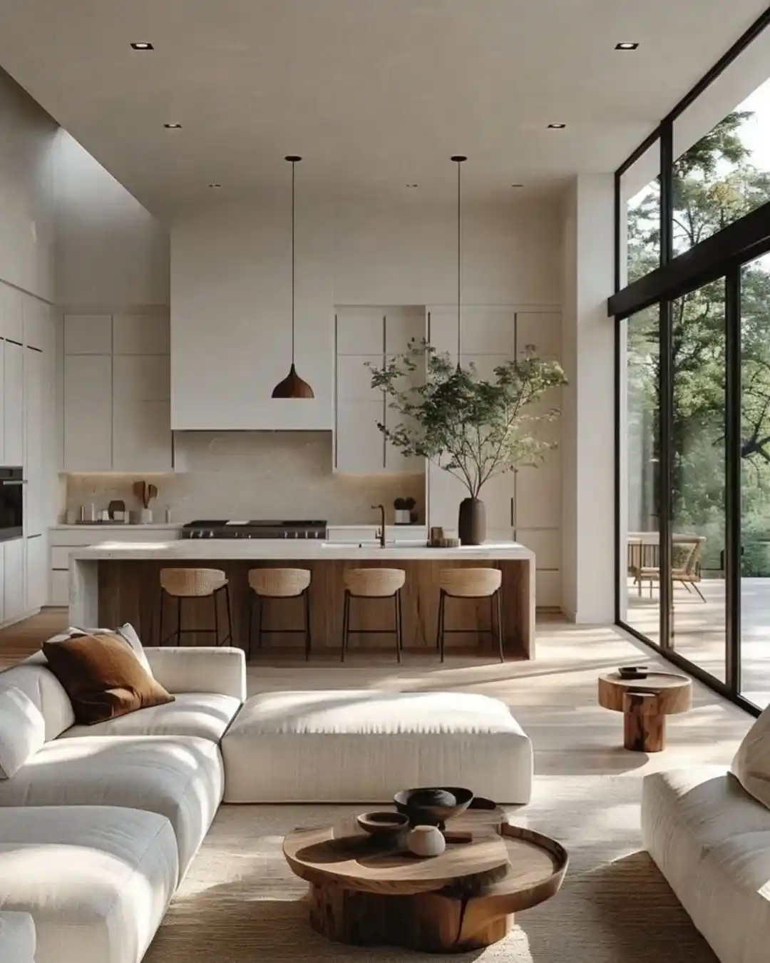 12 Minimalist Living Room With Boho Touches Ideas That Balance Clean and Creative 2 boho minimalist decor