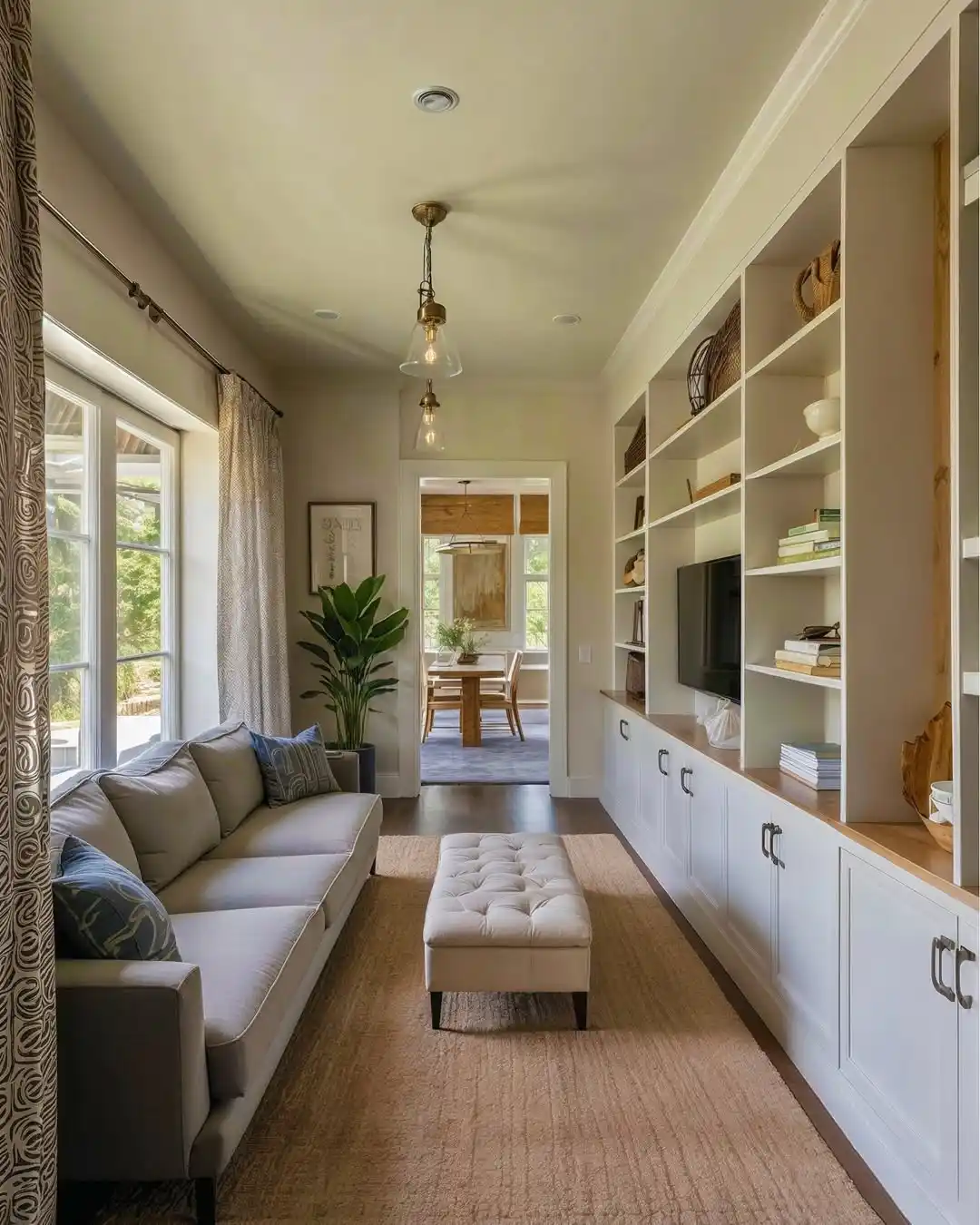 9 Minimalist Living Room Storage Ideas That Hide Everything 7 built in storage living room