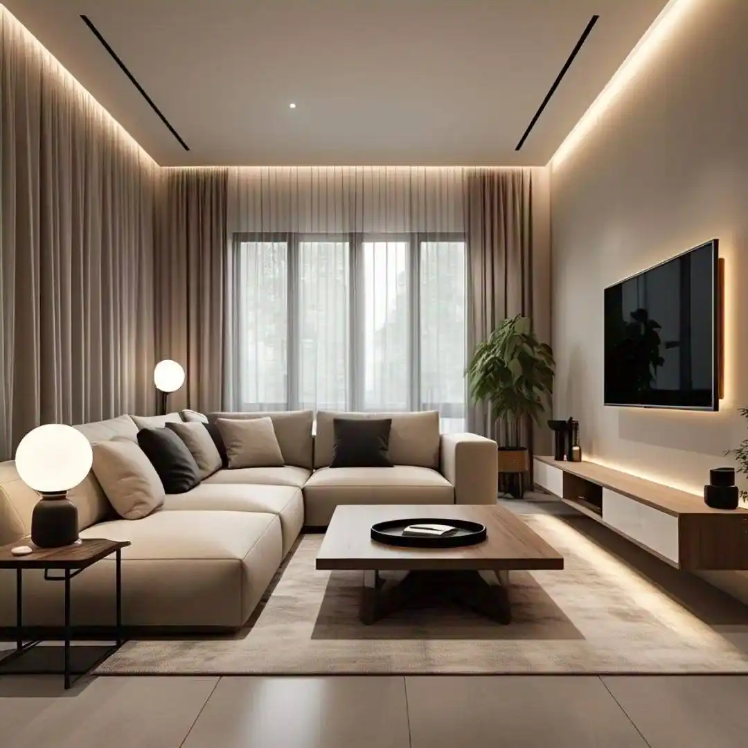 9 Minimalist Living Room Furniture Arrangement Ideas That Actually Work in Any Size Room 5 clean line living room