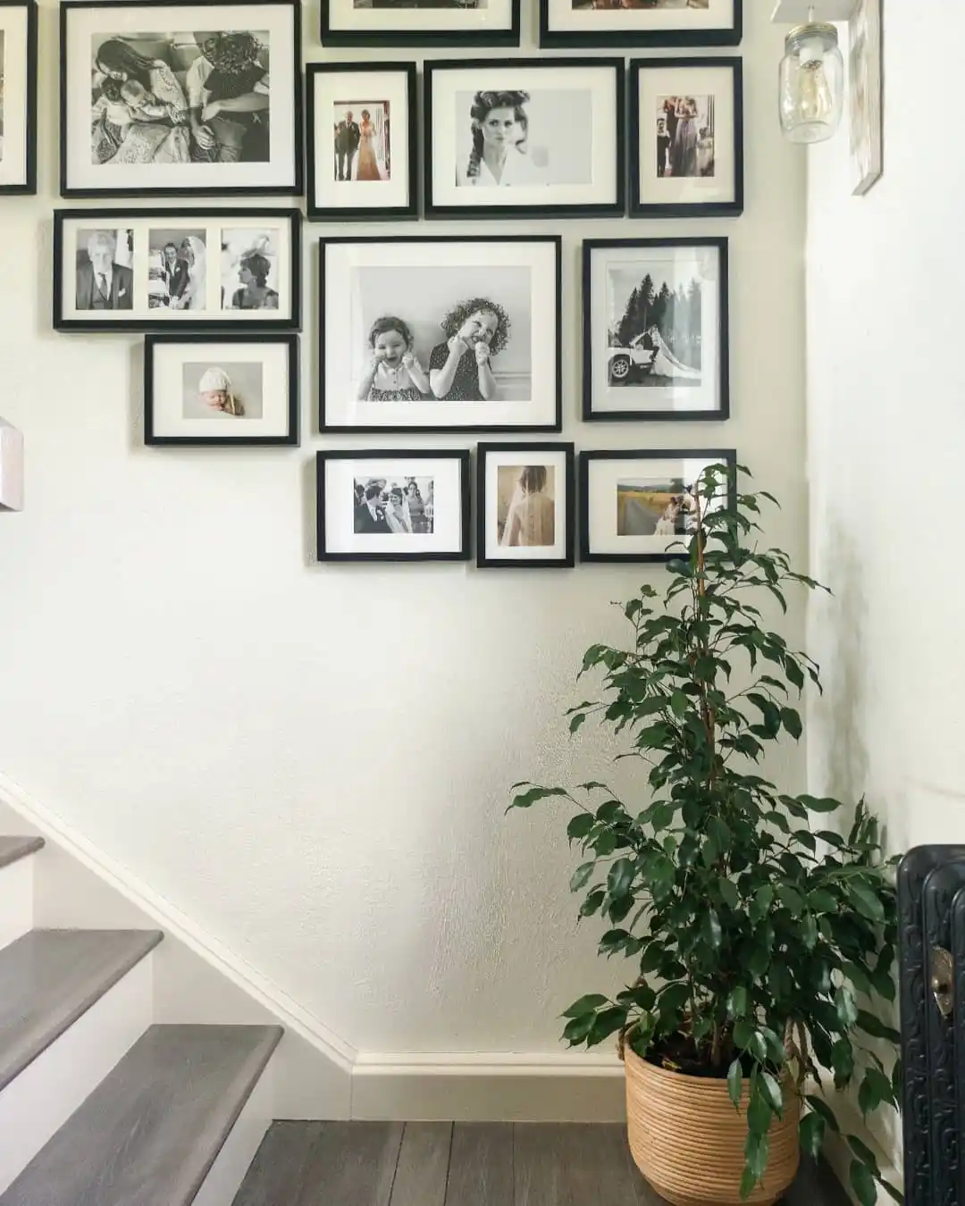 15 Living Room Wall Decor Ideas That Don't Require a Nail 4 command strips wall art
