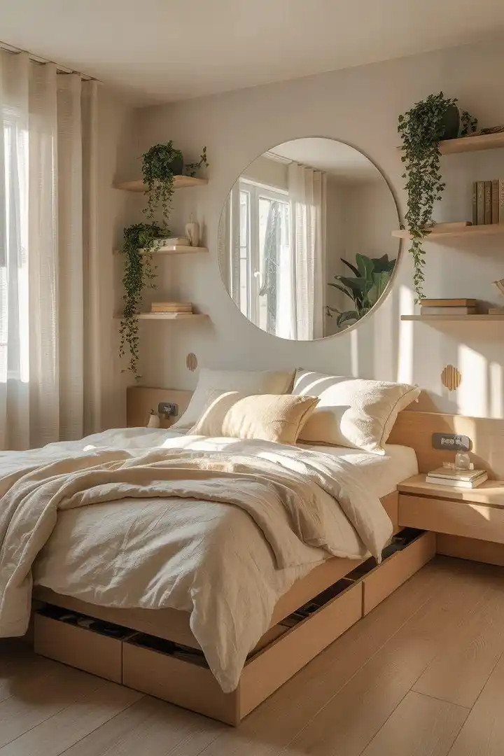 compact bedroom design