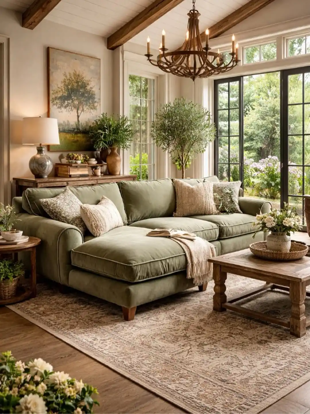 12 Cottagecore Living Room Ideas for a Whimsical Cozy Home 13 cottagecore living space