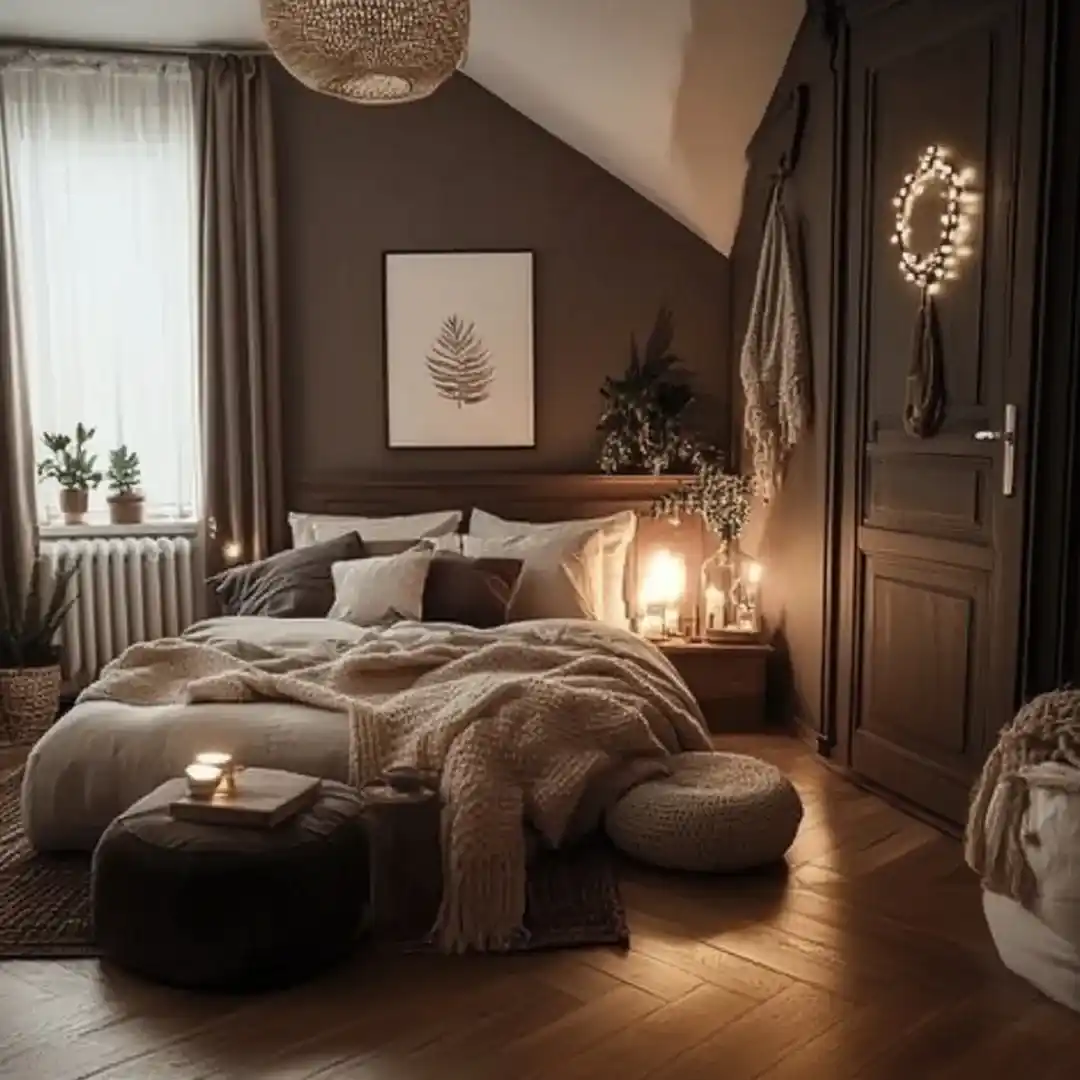 cozy winter bedroom