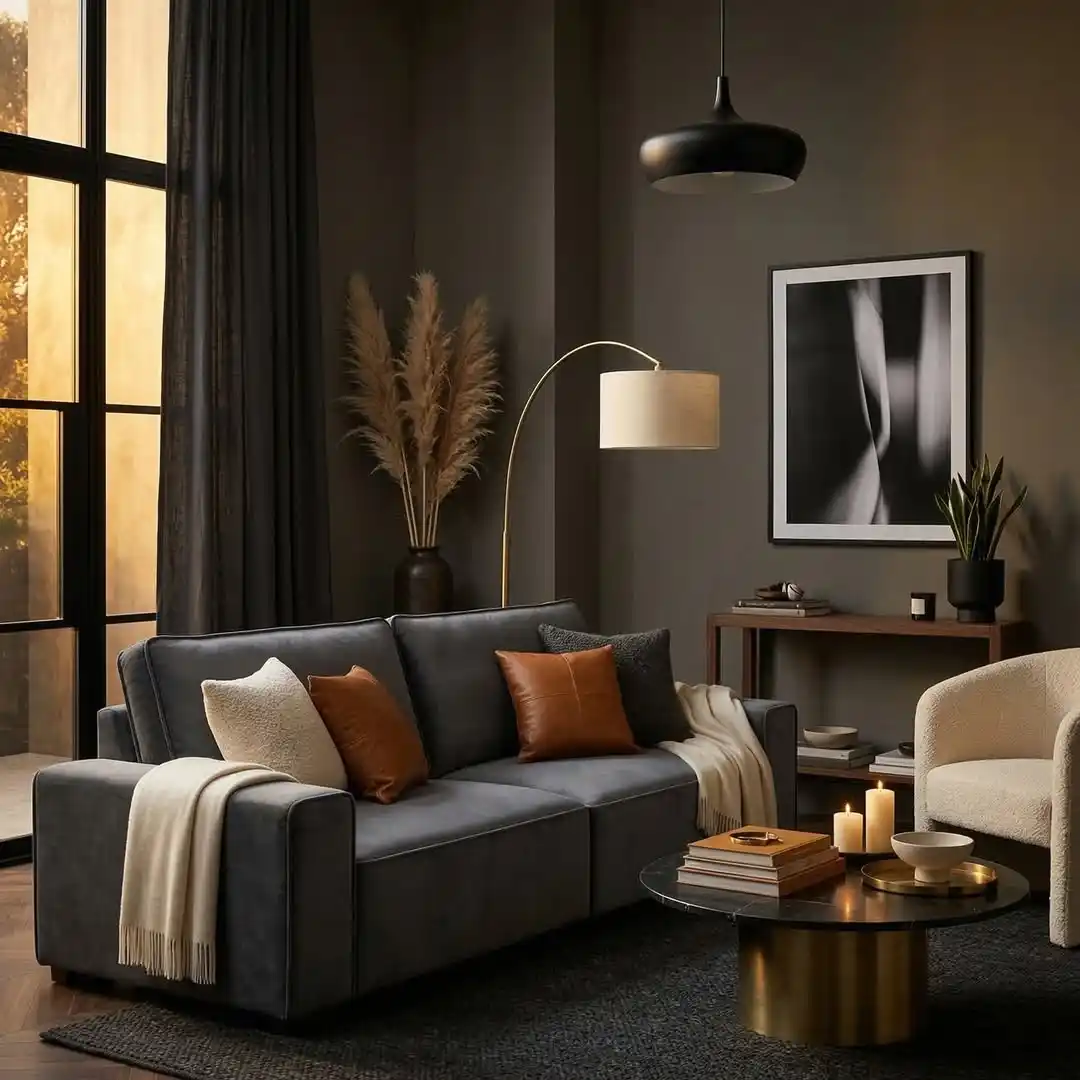 dark phantom living room