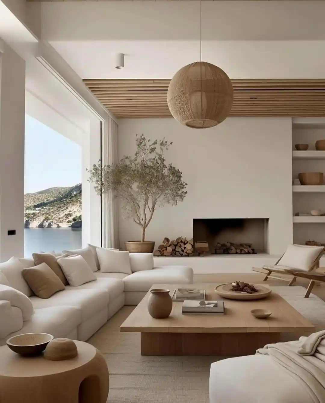 11 Warm Minimalist Living Room Ideas That Feel Cozy Instead of Cold and Sterile 9 earthy minimalist living room