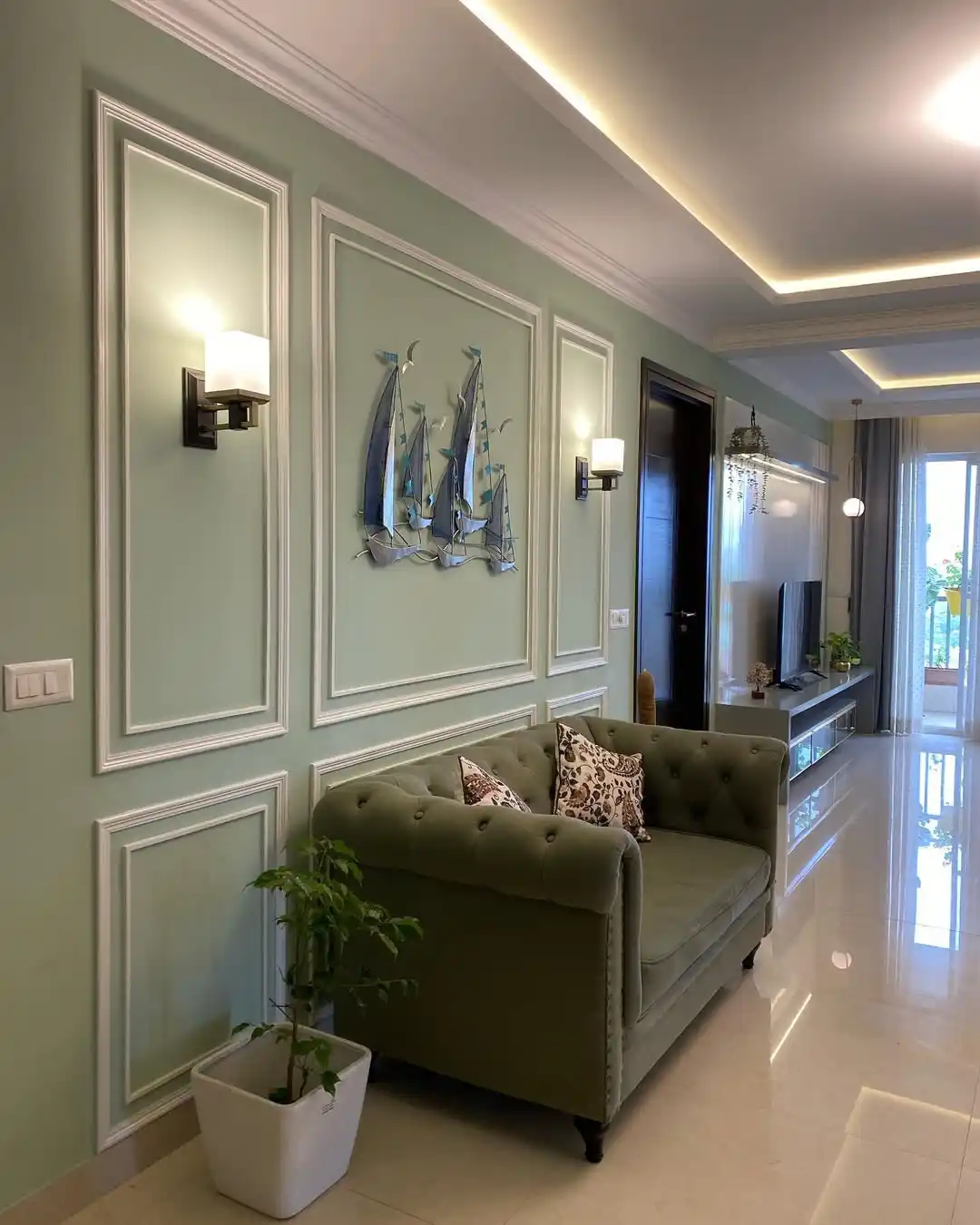 15 Living Room Lighting Ideas That Change the Mood of Your Space 16 green living room light
