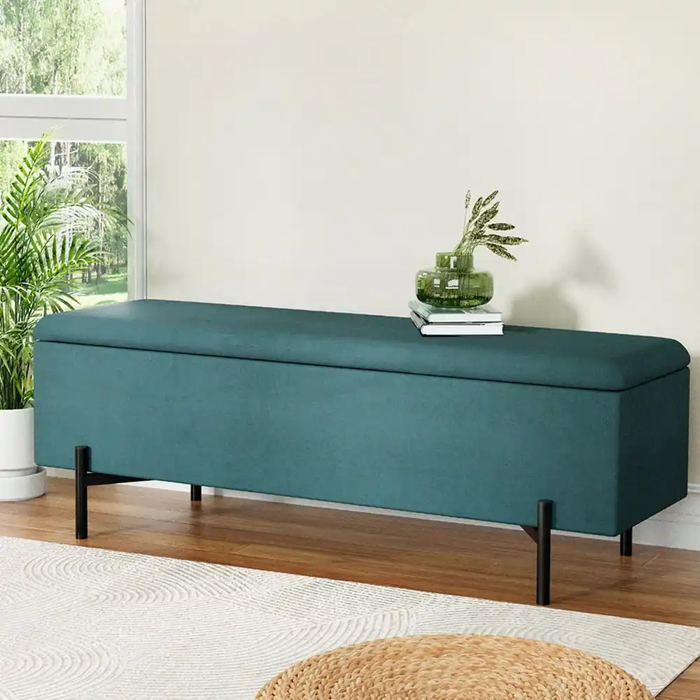 9 Minimalist Living Room Storage Ideas That Hide Everything 4 hidden storage ottoman