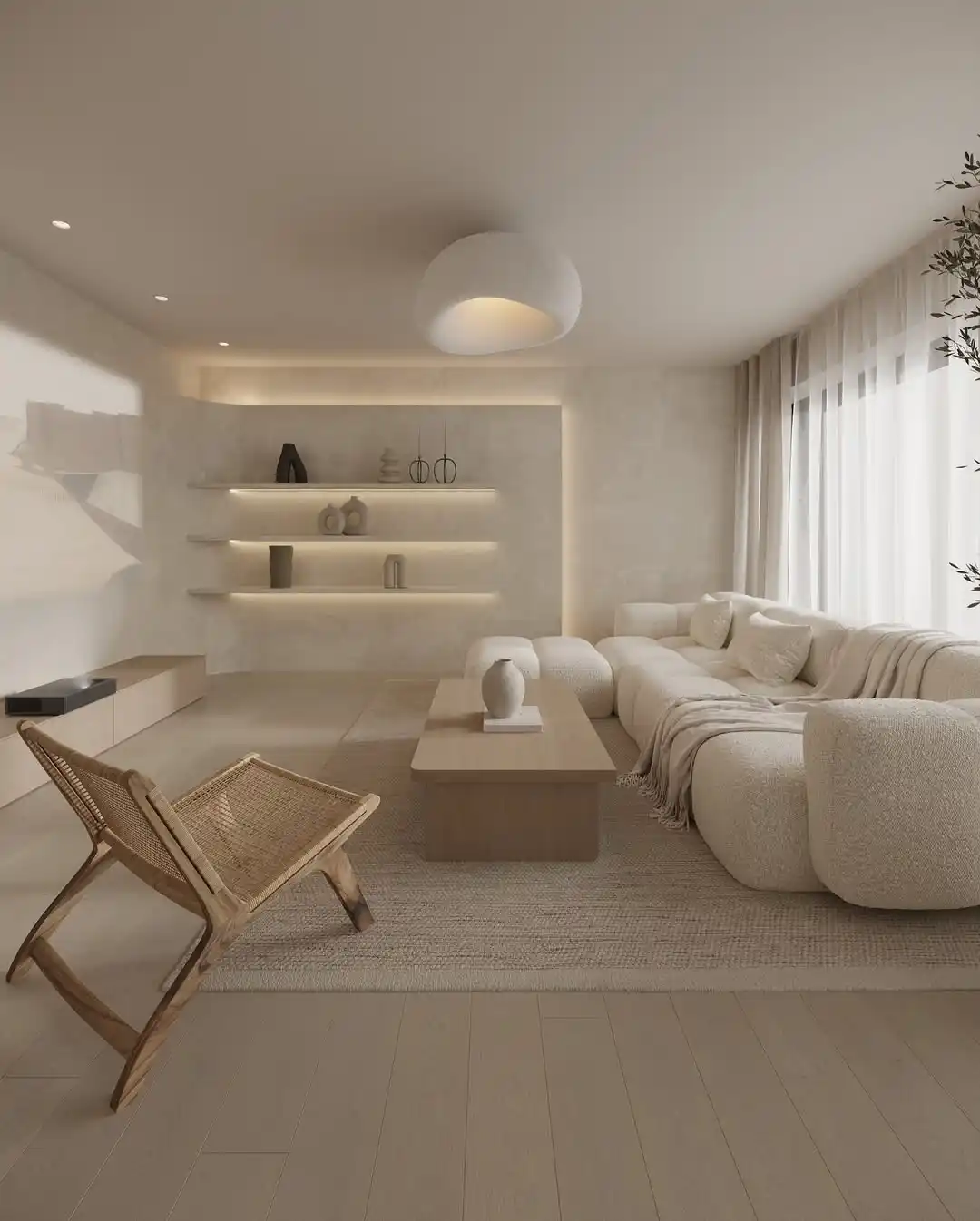 13 Minimalist Living Room Ideas for Hosting Guests That Impress Without Stress 7 japandi living room
