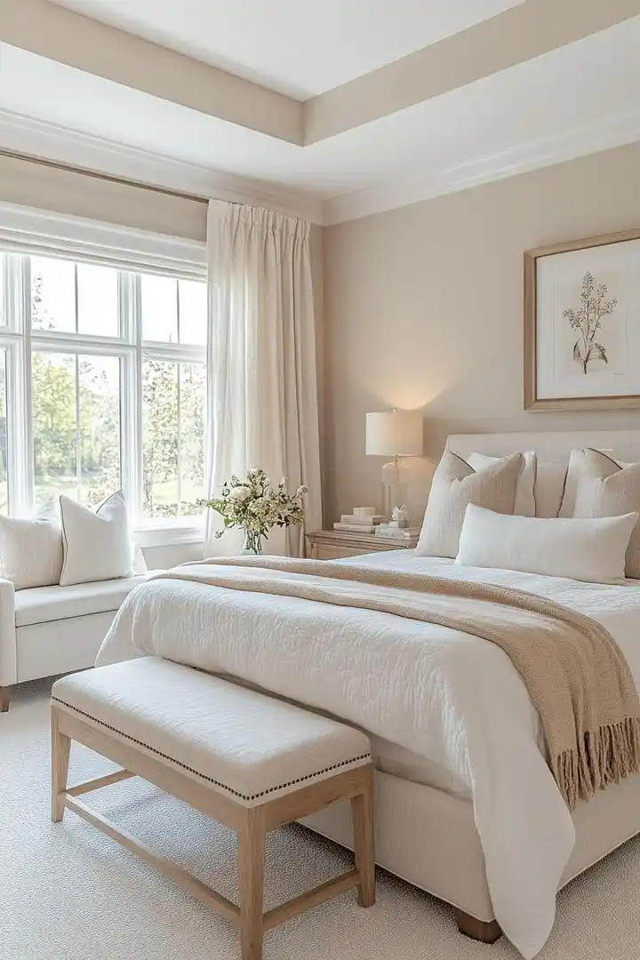 light airy bedroom