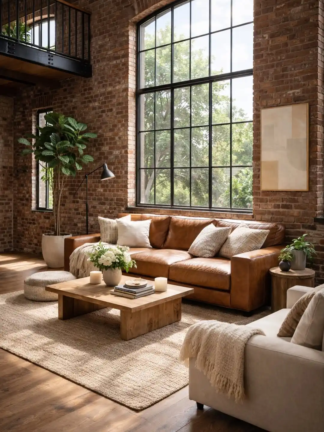 13 Loft Apartment Living Room Ideas: Making High Ceilings Work 8 loft living room design