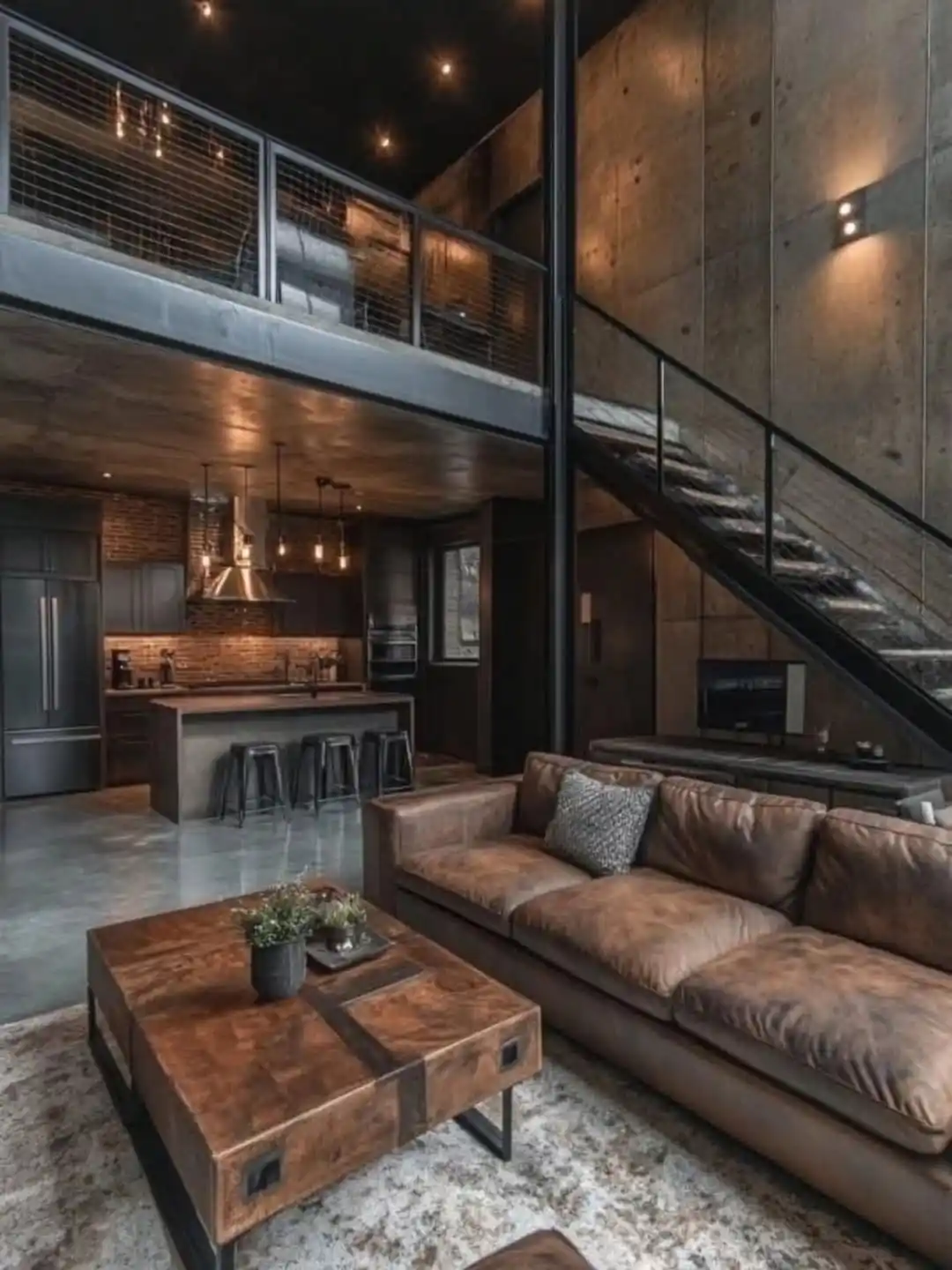 13 Loft Apartment Living Room Ideas: Making High Ceilings Work 9 loft living room ideas