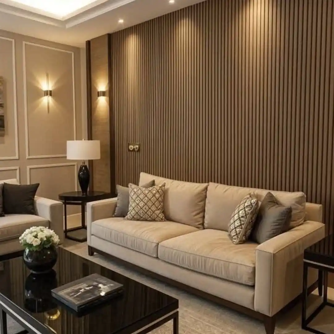 11 Wall Paneling Ideas to Make a Living Room Look High-End 6 luxe wall paneling