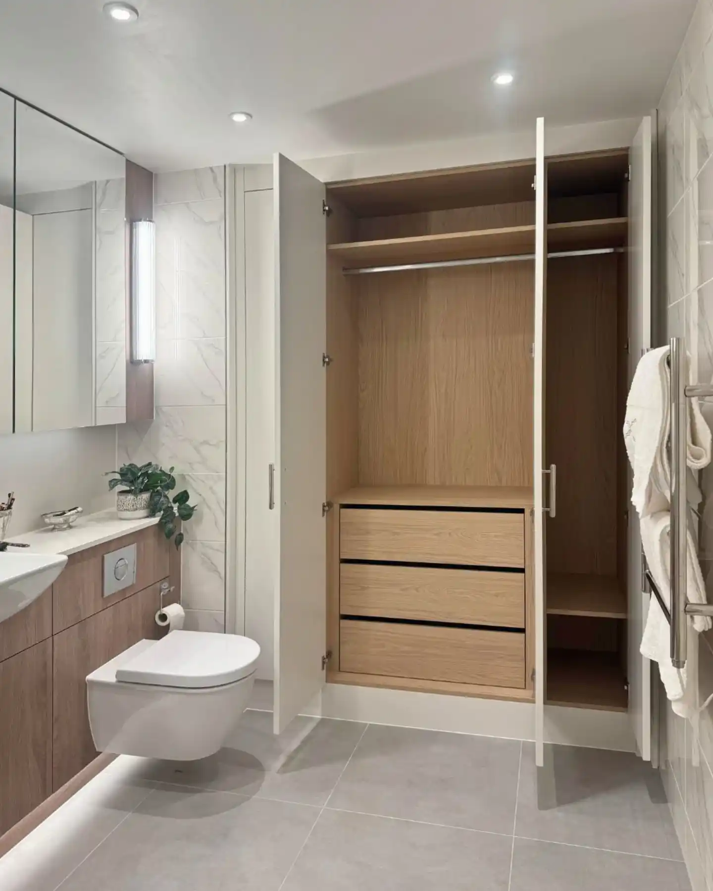 master bathroom storage ideas