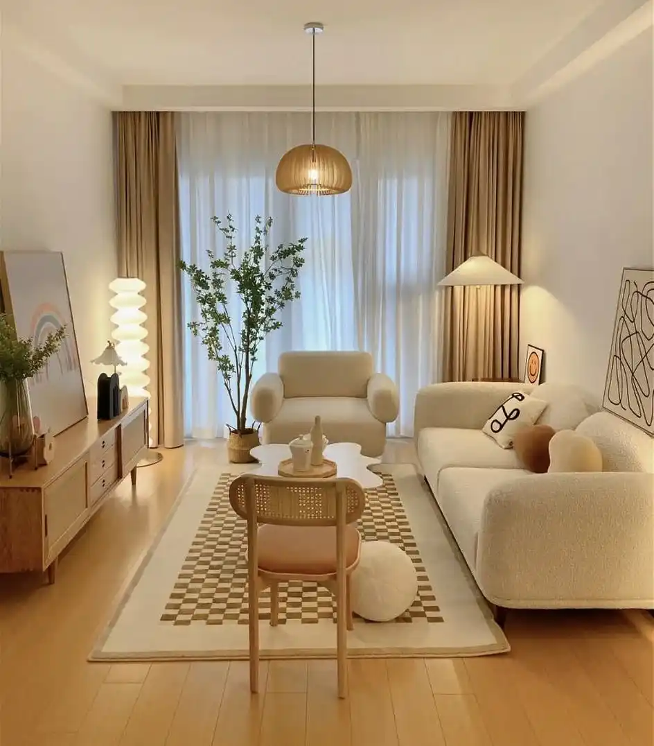 12 Minimalist Living Room Ideas for Renters You Can Take With You When You Leave 1 minimalist rental home