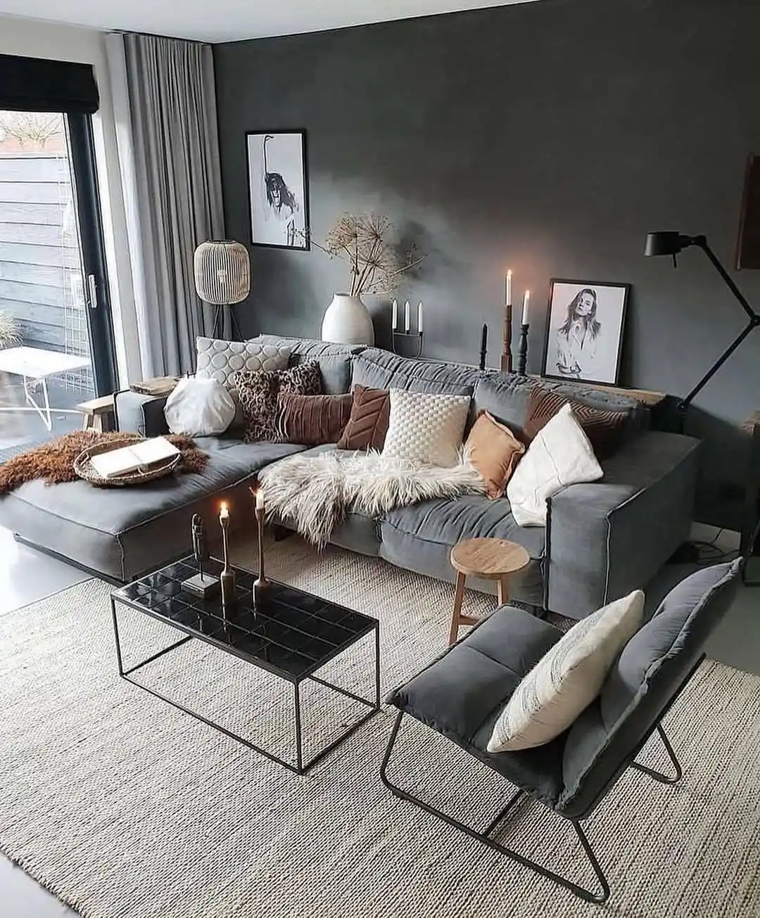 12 Dark Boho Living Room Ideas That Feel Rich and Moody 6 moody boho interior