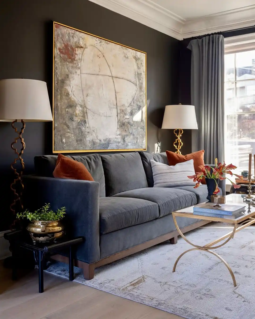 10 Living Room Ideas for Men Masculine Decor That Still Feels Homey 5 moody living room