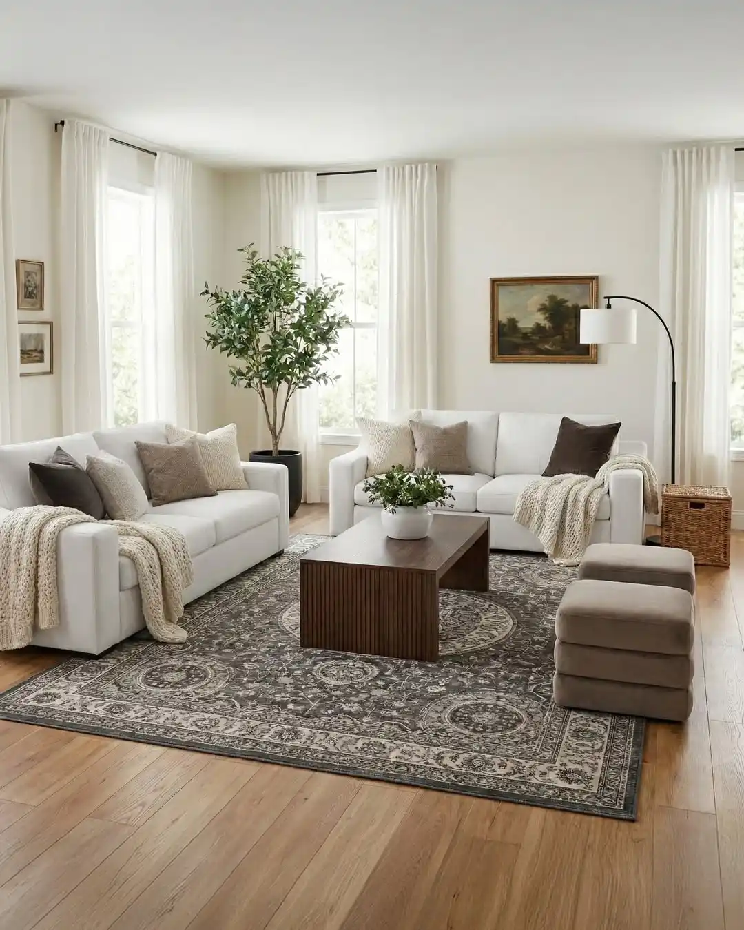 9 Minimalist Living Room Furniture Arrangement Ideas That Actually Work in Any Size Room 6 neutral living room idea