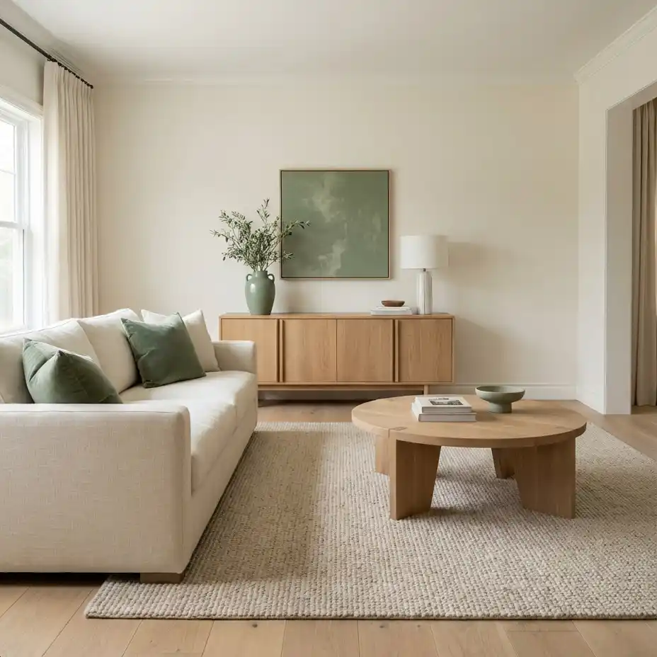 11 Living Room Paint Colors Ideas That Make a Room Feel Twice as Big 2 paint colors to make room look bigger