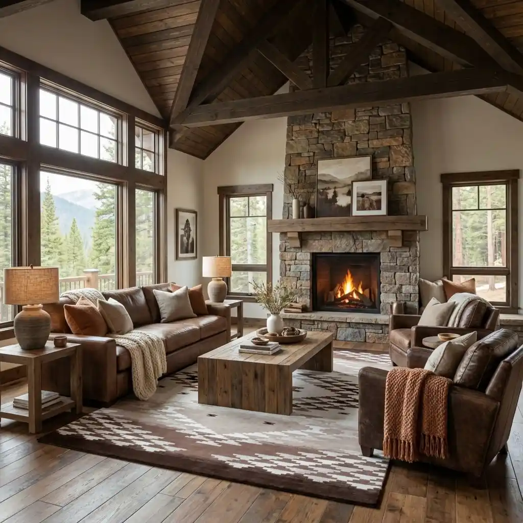 10 Living Room Ideas for Men Masculine Decor That Still Feels Homey 10 rugged living room